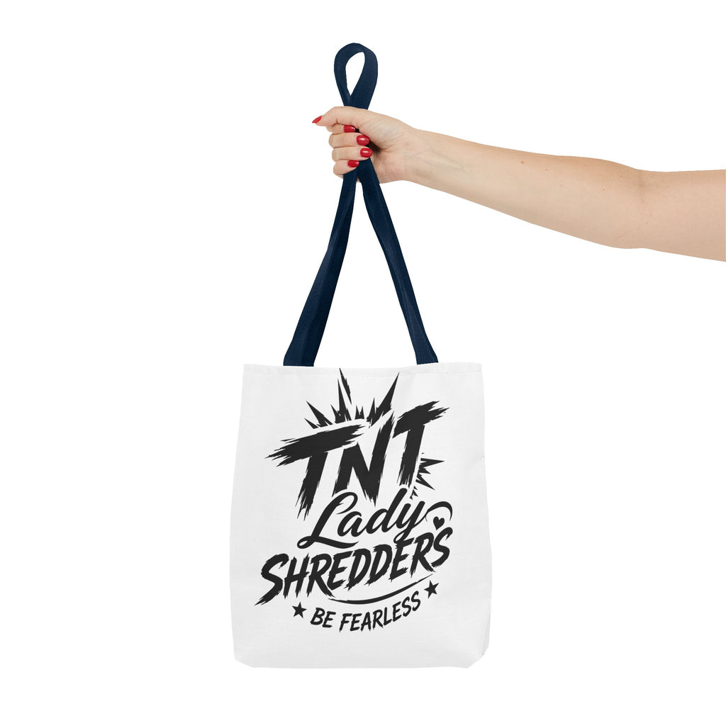 Adventure Tote — “Less Roads, More Stories” Lady Shredders Travel Tote