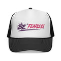 Be Fearless Trucker Cap — Motivational Retro Mesh Hat
