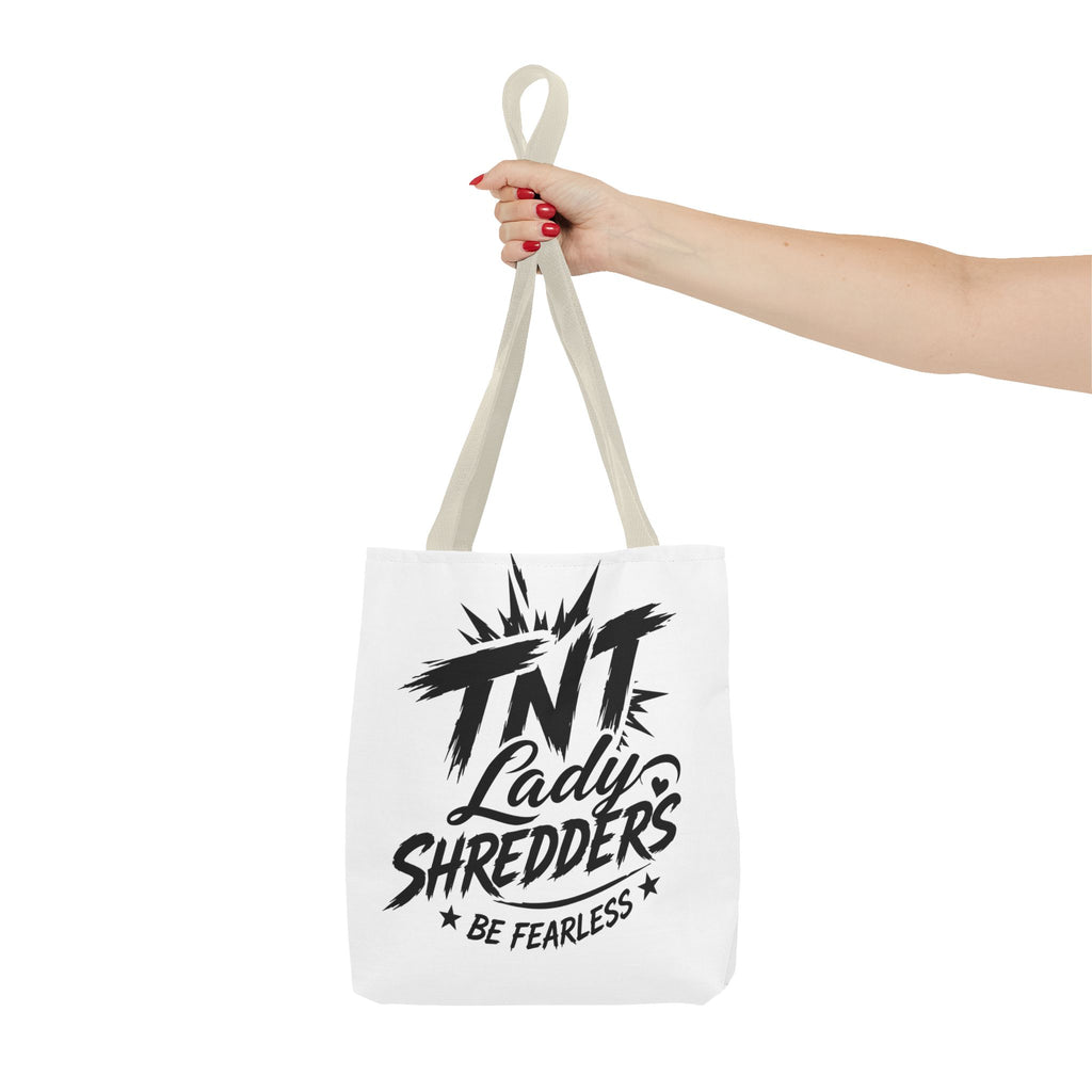 Adventure Tote — “Less Roads, More Stories” Lady Shredders Travel Tote
