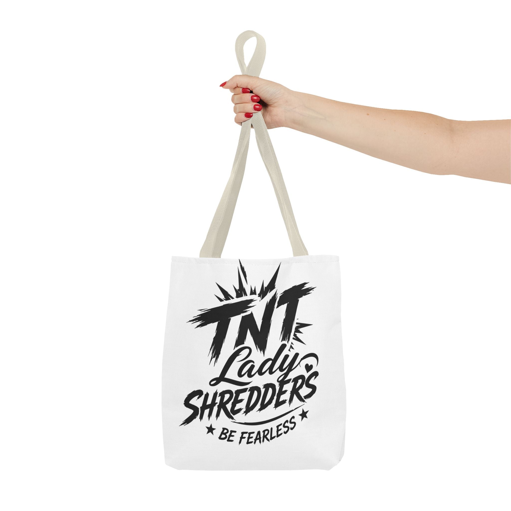 Adventure Tote — “Less Roads, More Stories” Lady Shredders Travel Tote