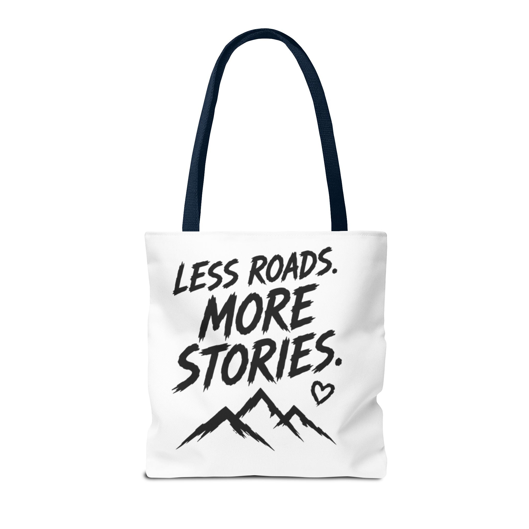 Adventure Tote — “Less Roads, More Stories” Lady Shredders Travel Tote