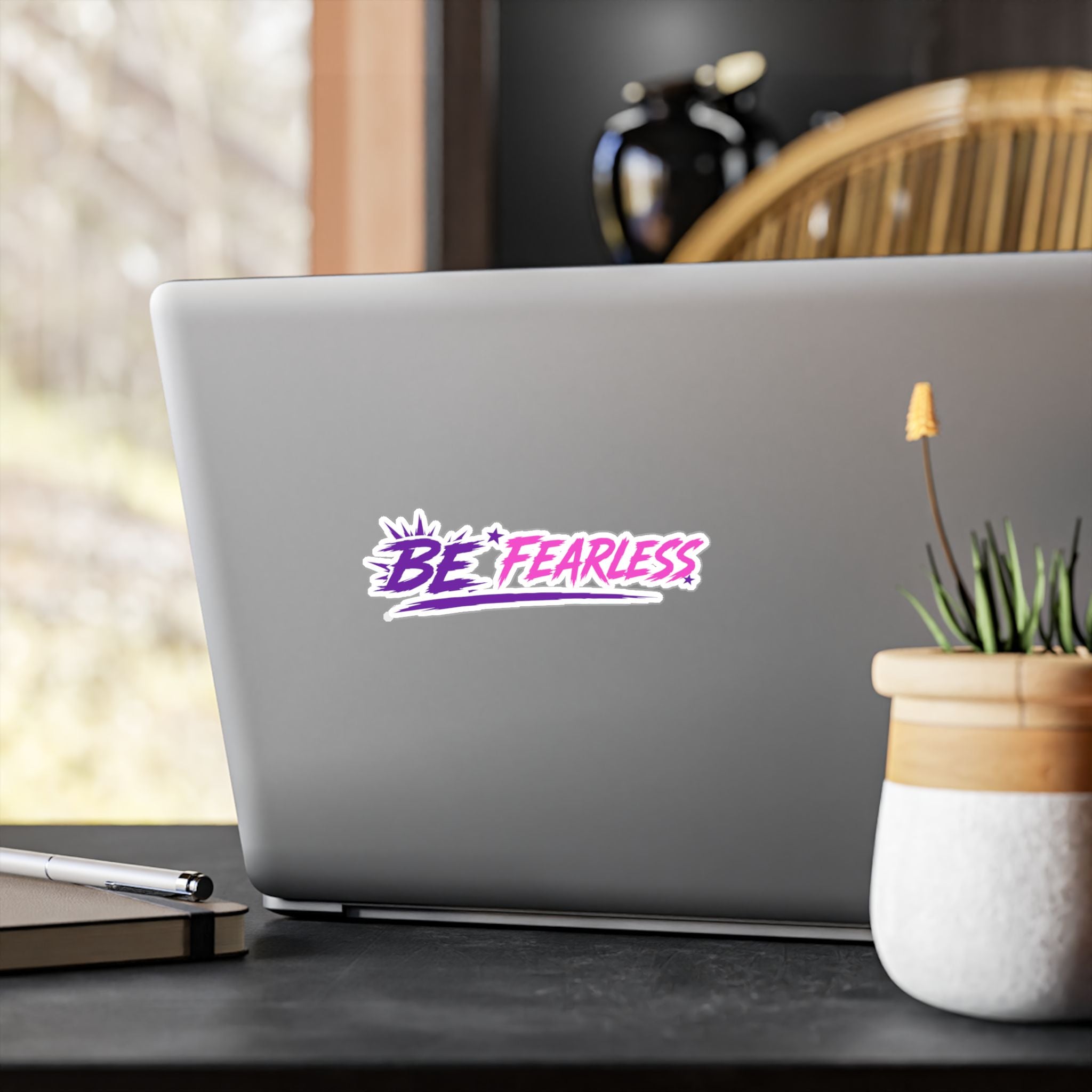 Pink Be Fearless Vinyl Decals