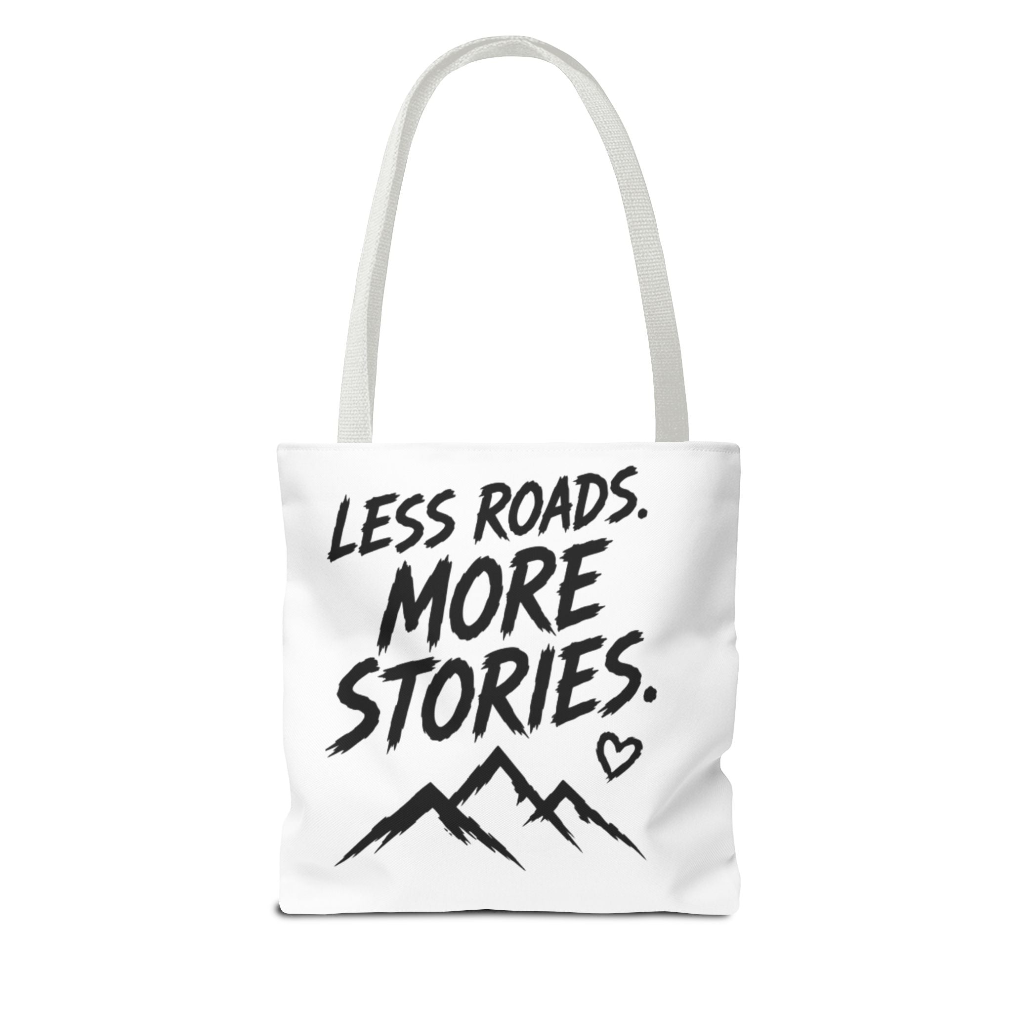 Adventure Tote — “Less Roads, More Stories” Lady Shredders Travel Tote