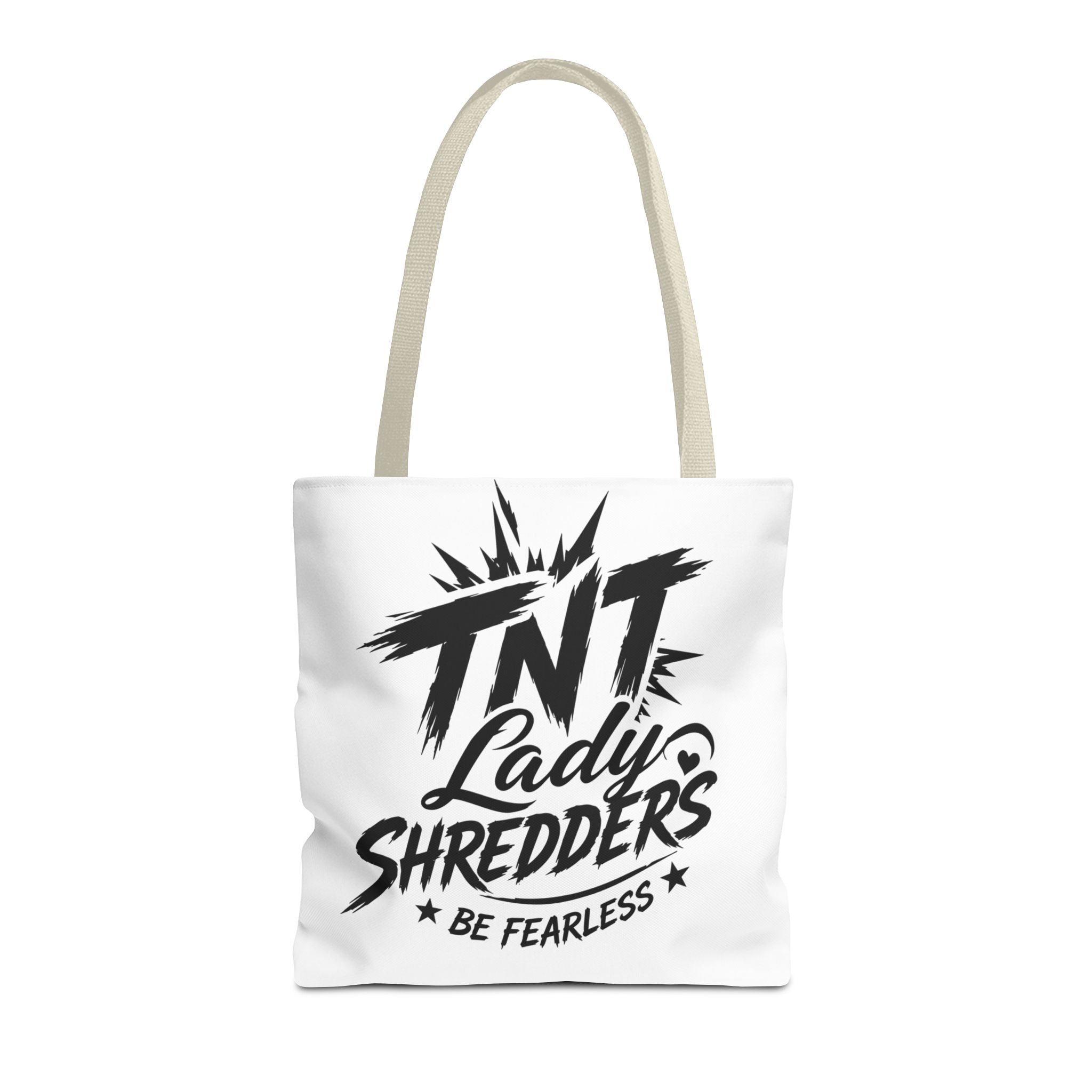 Adventure Tote — “Less Roads, More Stories” Lady Shredders Travel Tote