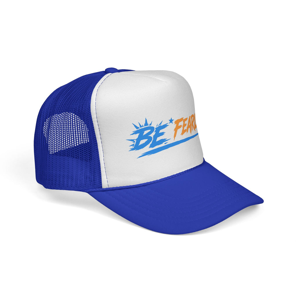 Be Fearless Trucker Cap — Motivational Retro Mesh Hat