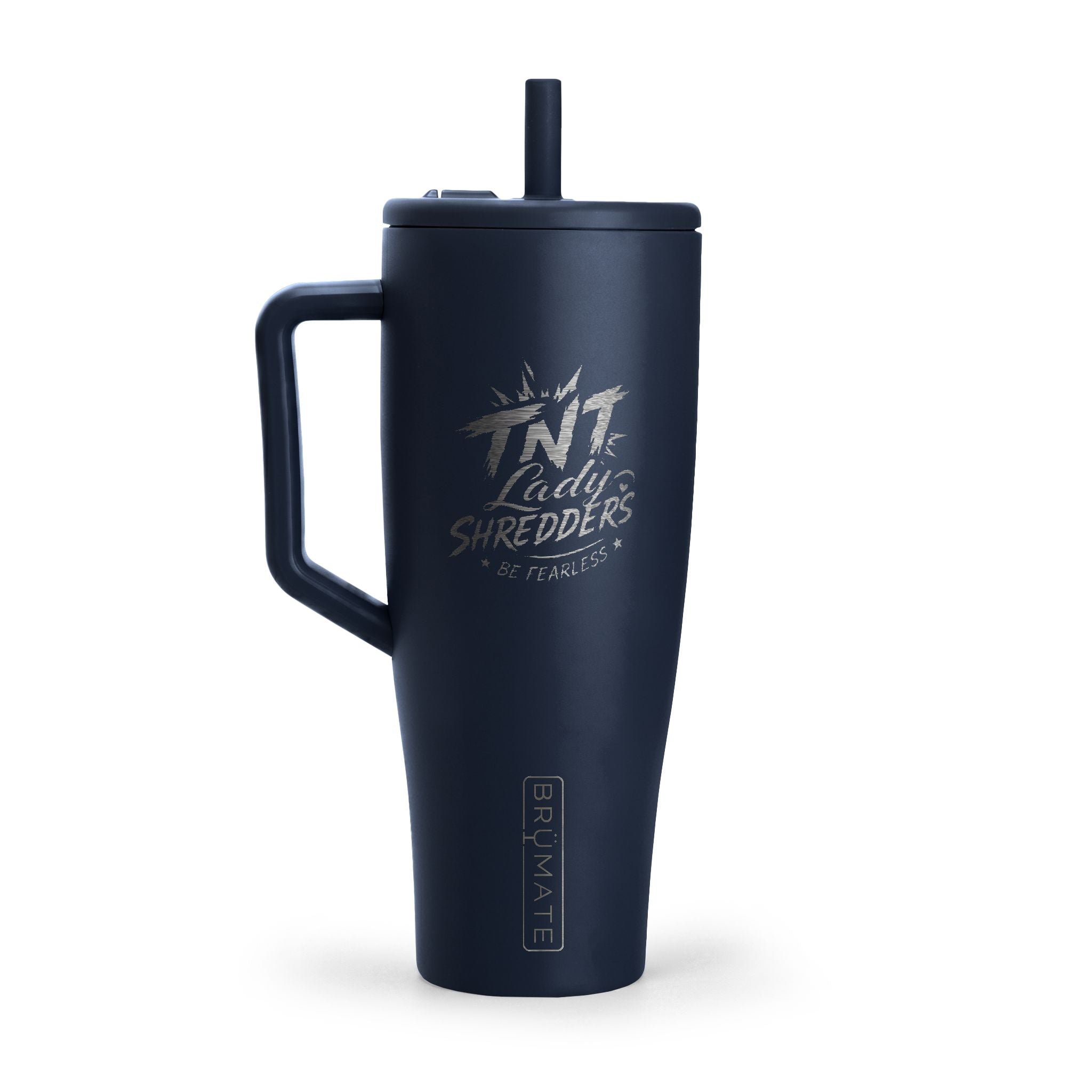 Engraved 40oz Insulated Tumbler with Handle & Lid — Outdoor Adventure Design