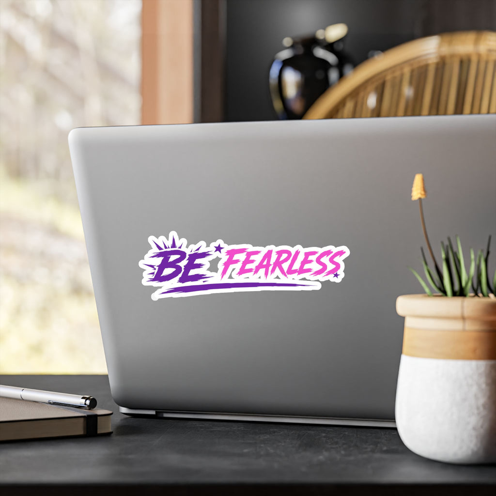 Pink Be Fearless Vinyl Decals