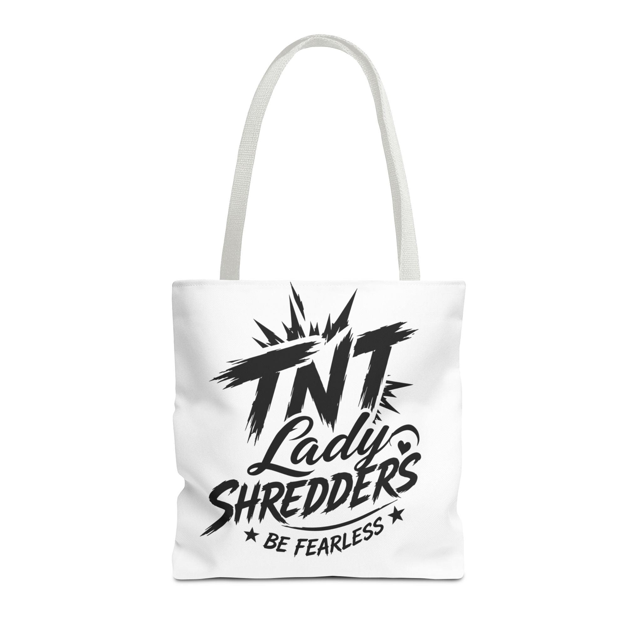 Adventure Tote — “Less Roads, More Stories” Lady Shredders Travel Tote