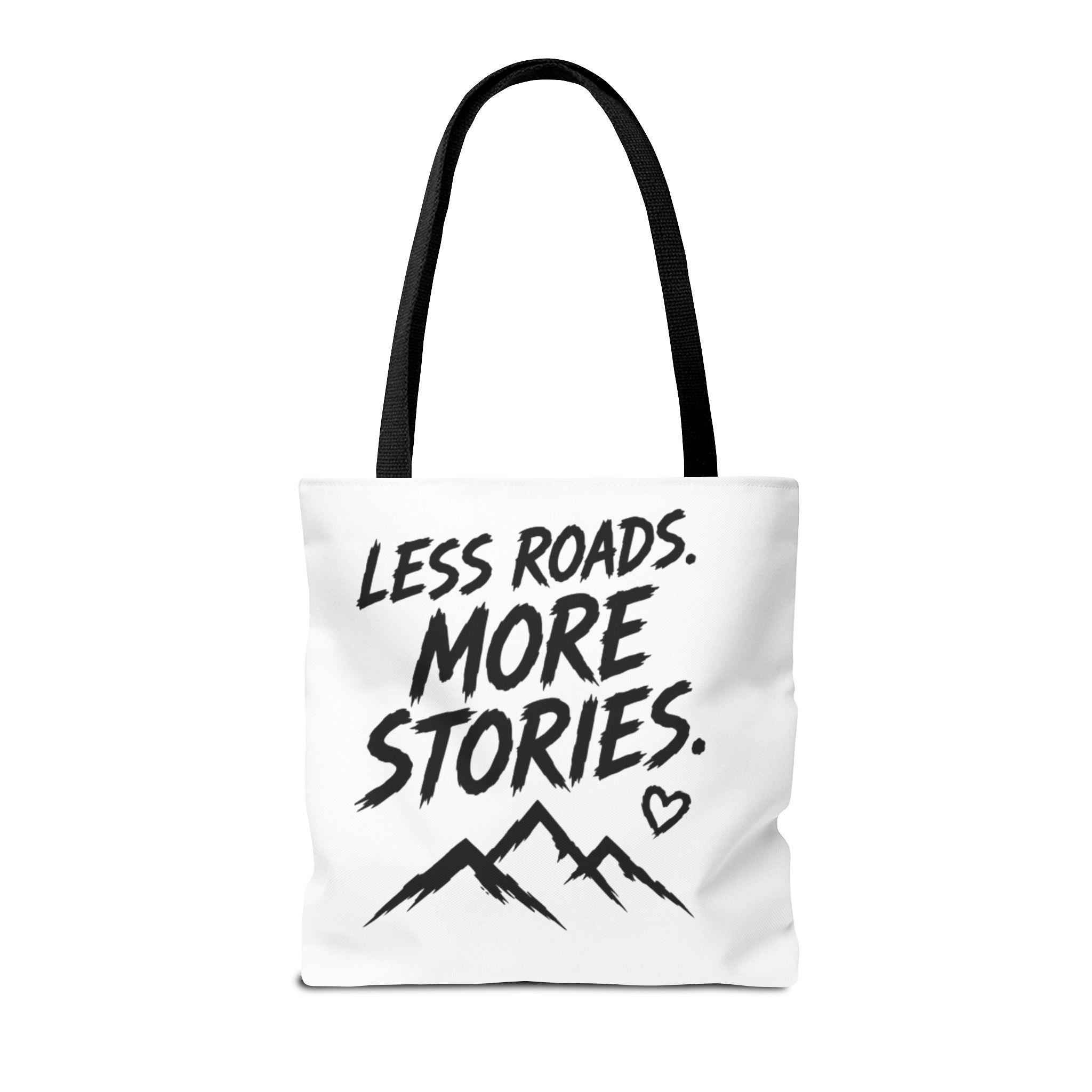 Adventure Tote — “Less Roads, More Stories” Lady Shredders Travel Tote