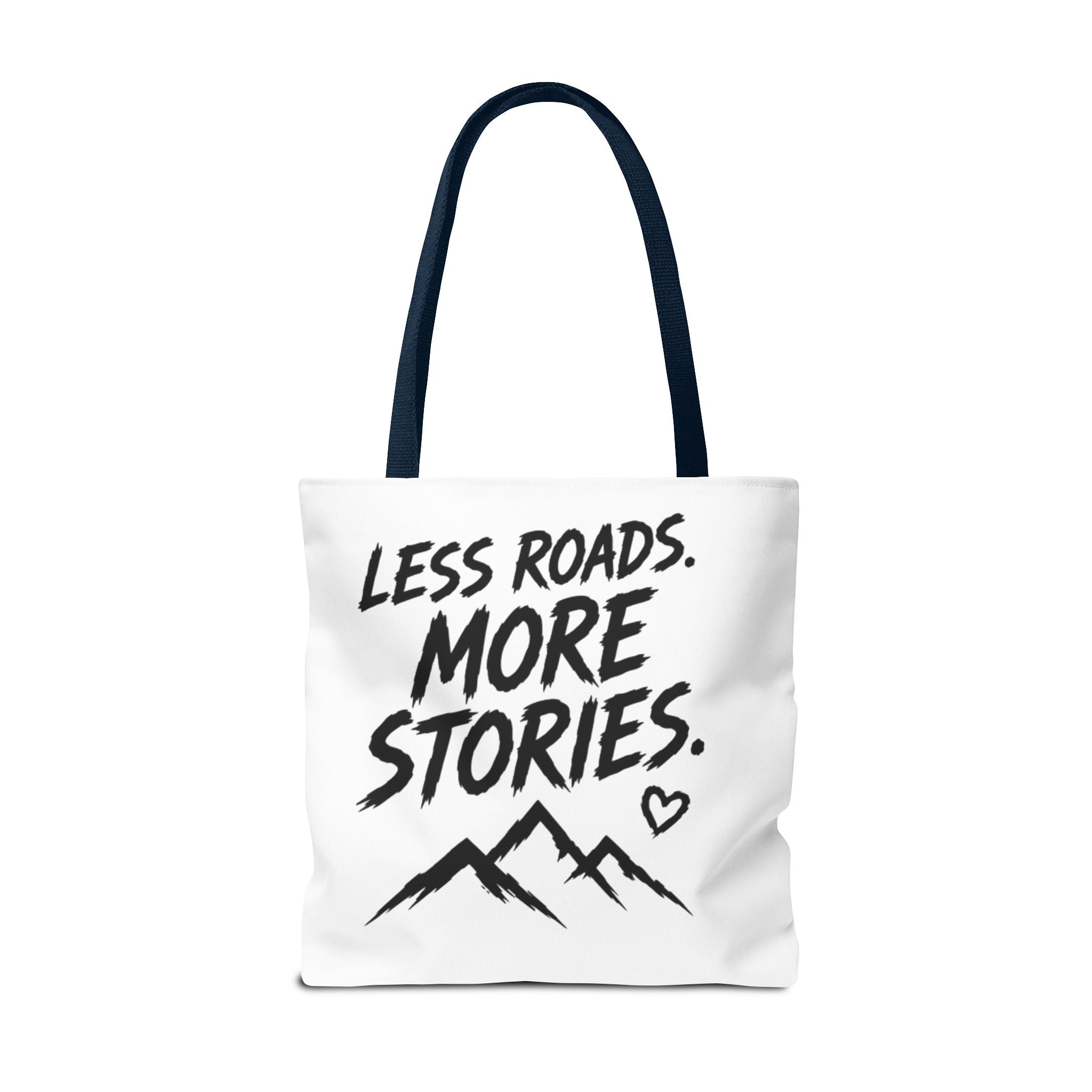 Adventure Tote — “Less Roads, More Stories” Lady Shredders Travel Tote