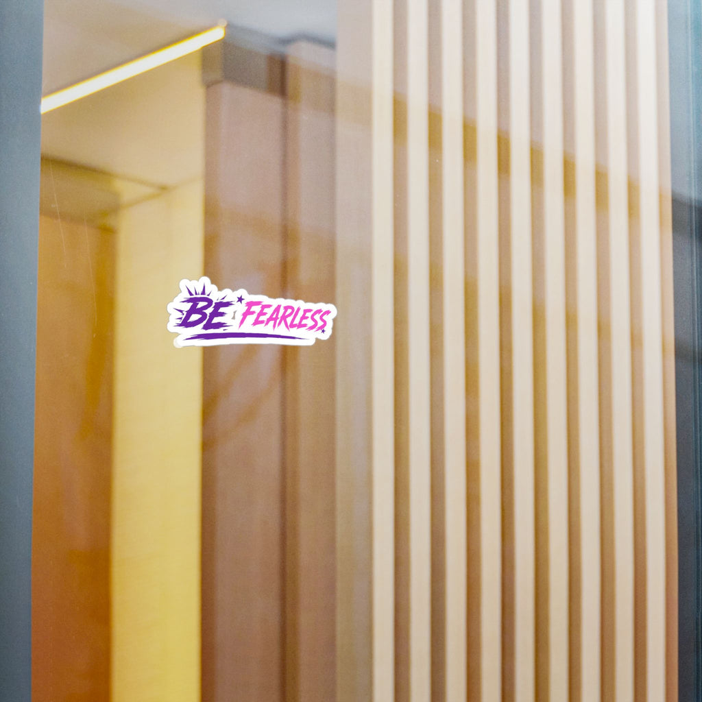 Pink Be Fearless Vinyl Decals