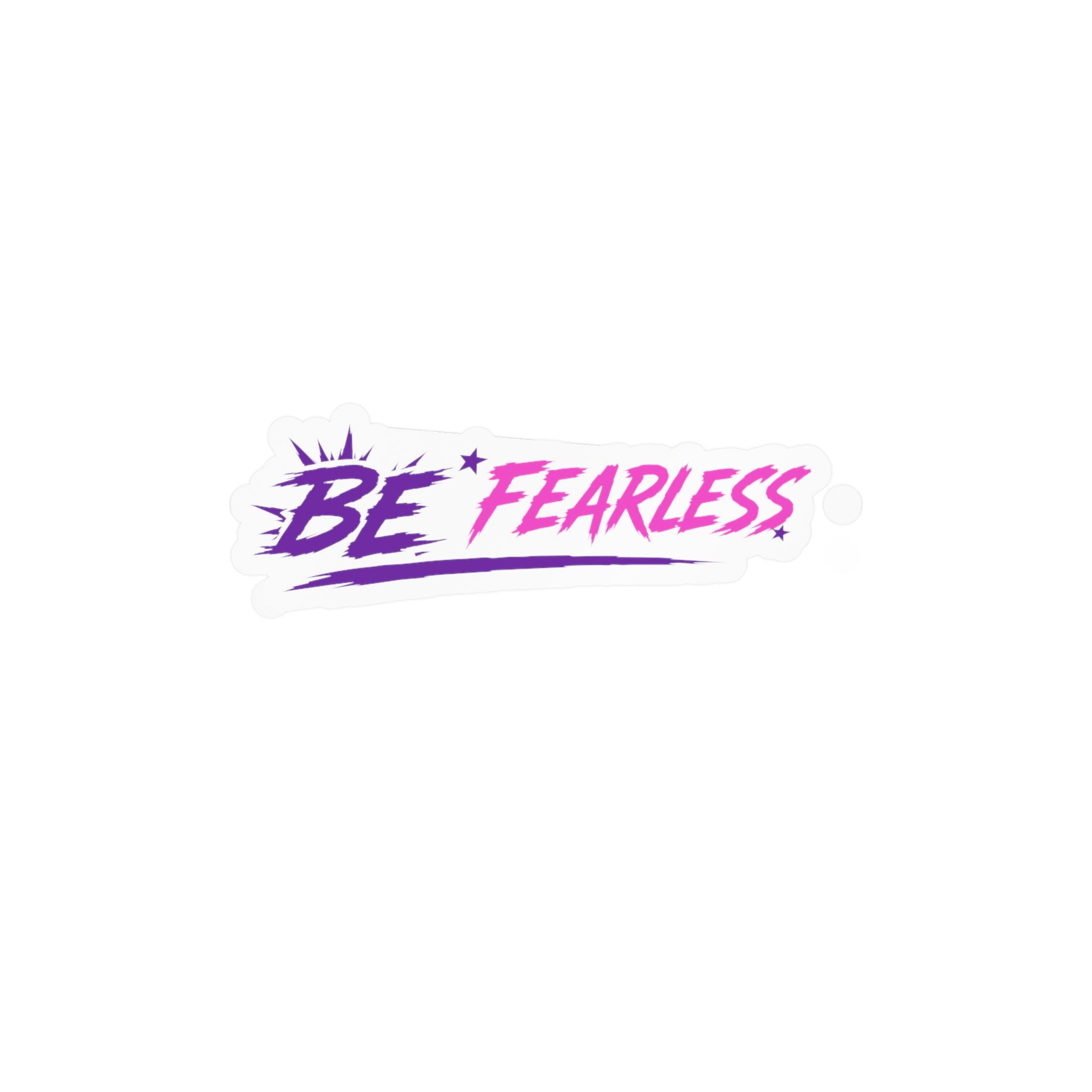 Pink Be Fearless Vinyl Decals