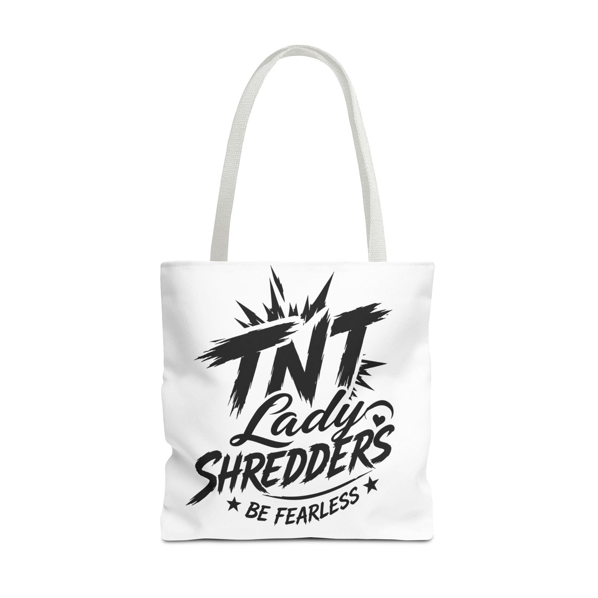 Adventure Tote — “Less Roads, More Stories” Lady Shredders Travel Tote