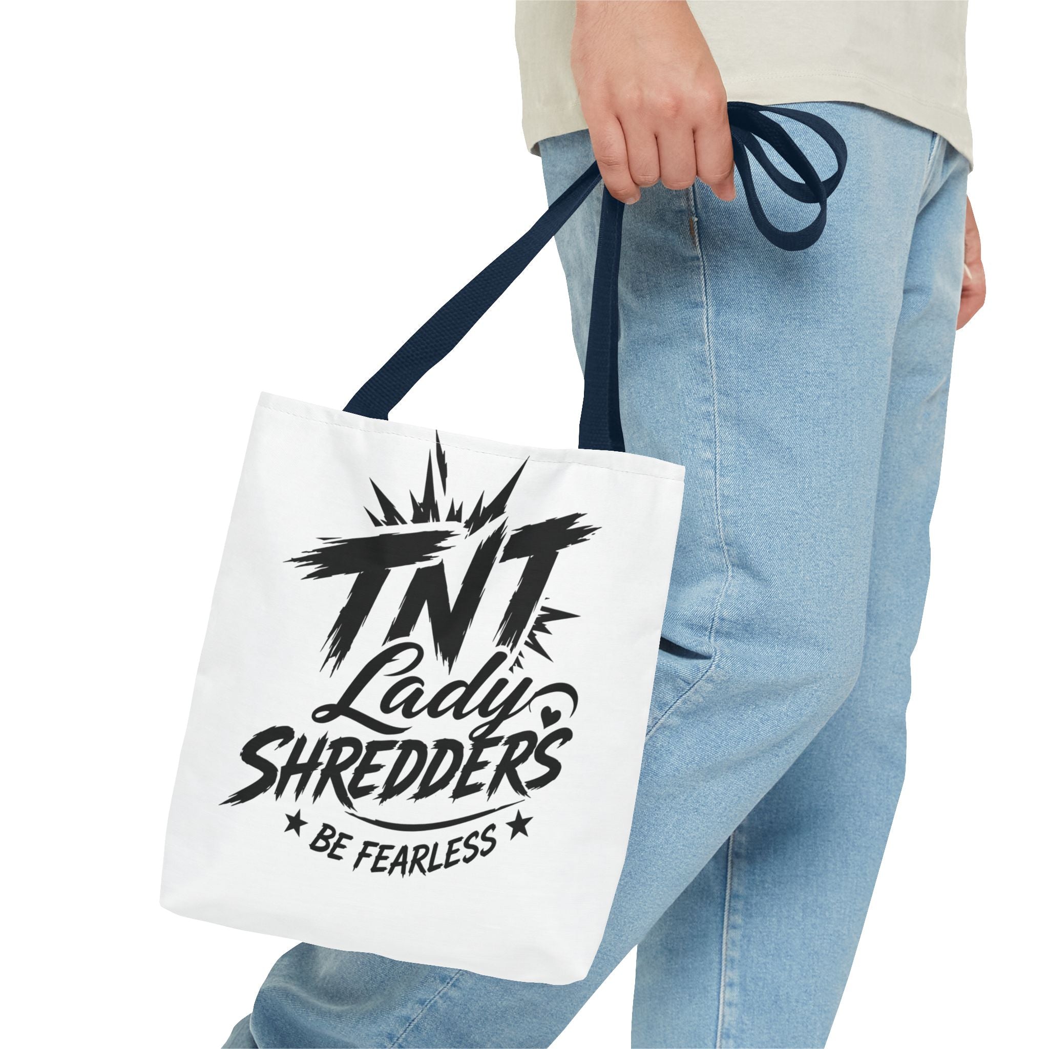 Adventure Tote — “Less Roads, More Stories” Lady Shredders Travel Tote