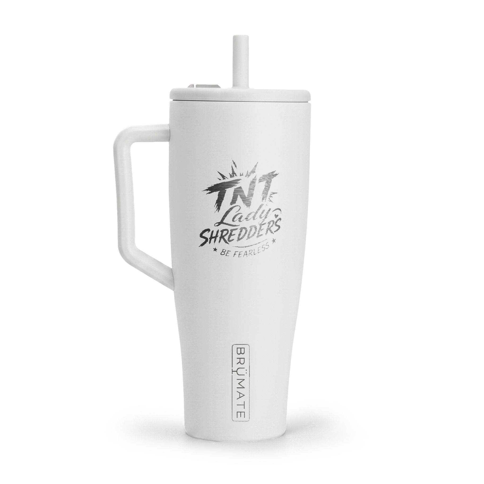 Engraved 40oz Insulated Tumbler with Handle & Lid — Outdoor Adventure Design