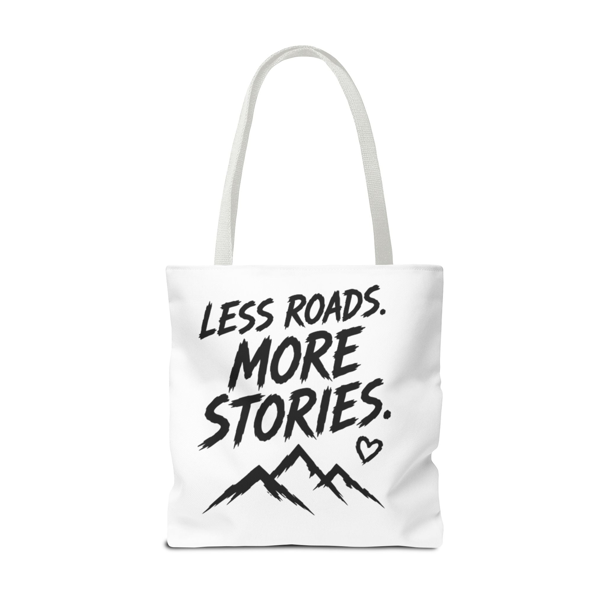 Adventure Tote — “Less Roads, More Stories” Lady Shredders Travel Tote