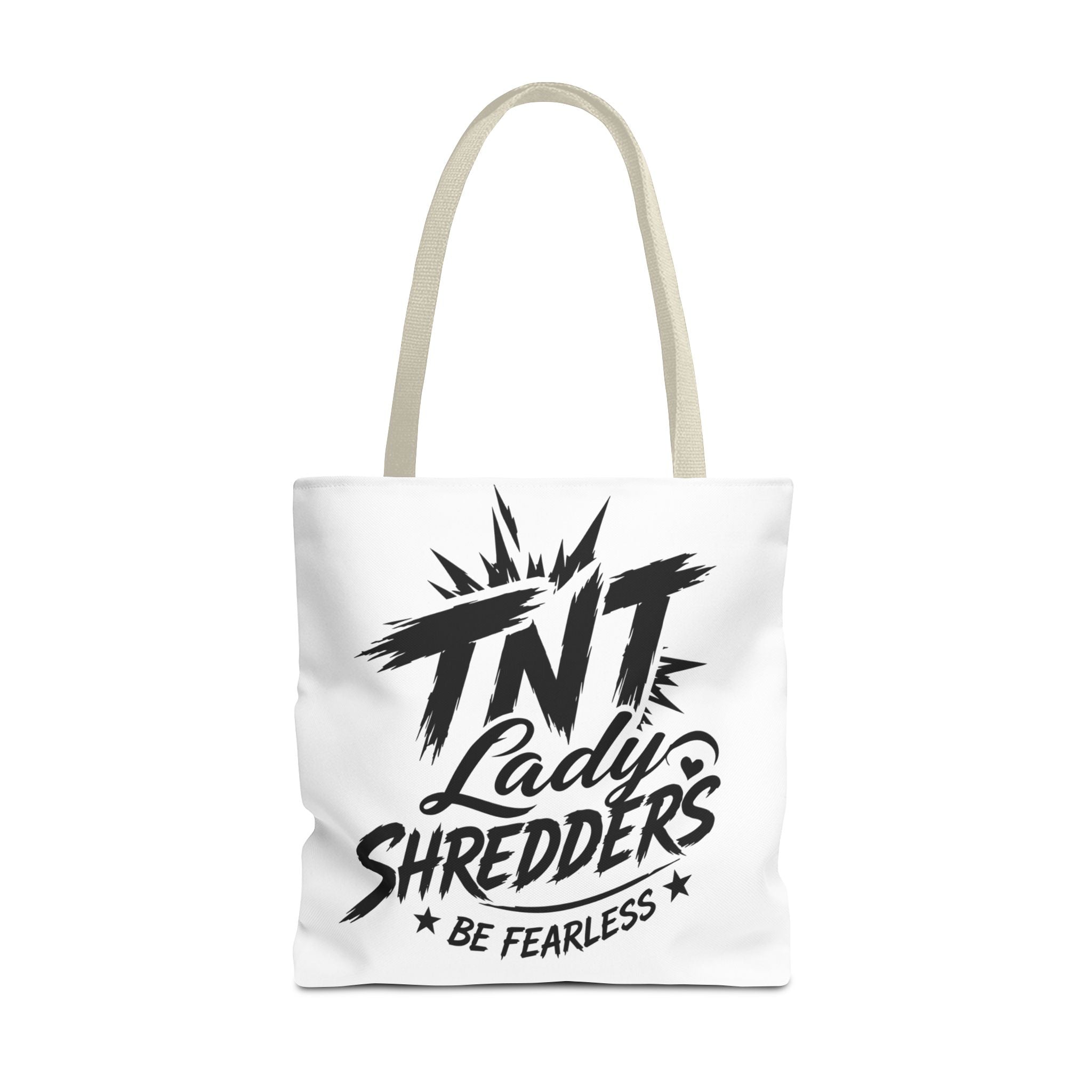 Adventure Tote — “Less Roads, More Stories” Lady Shredders Travel Tote