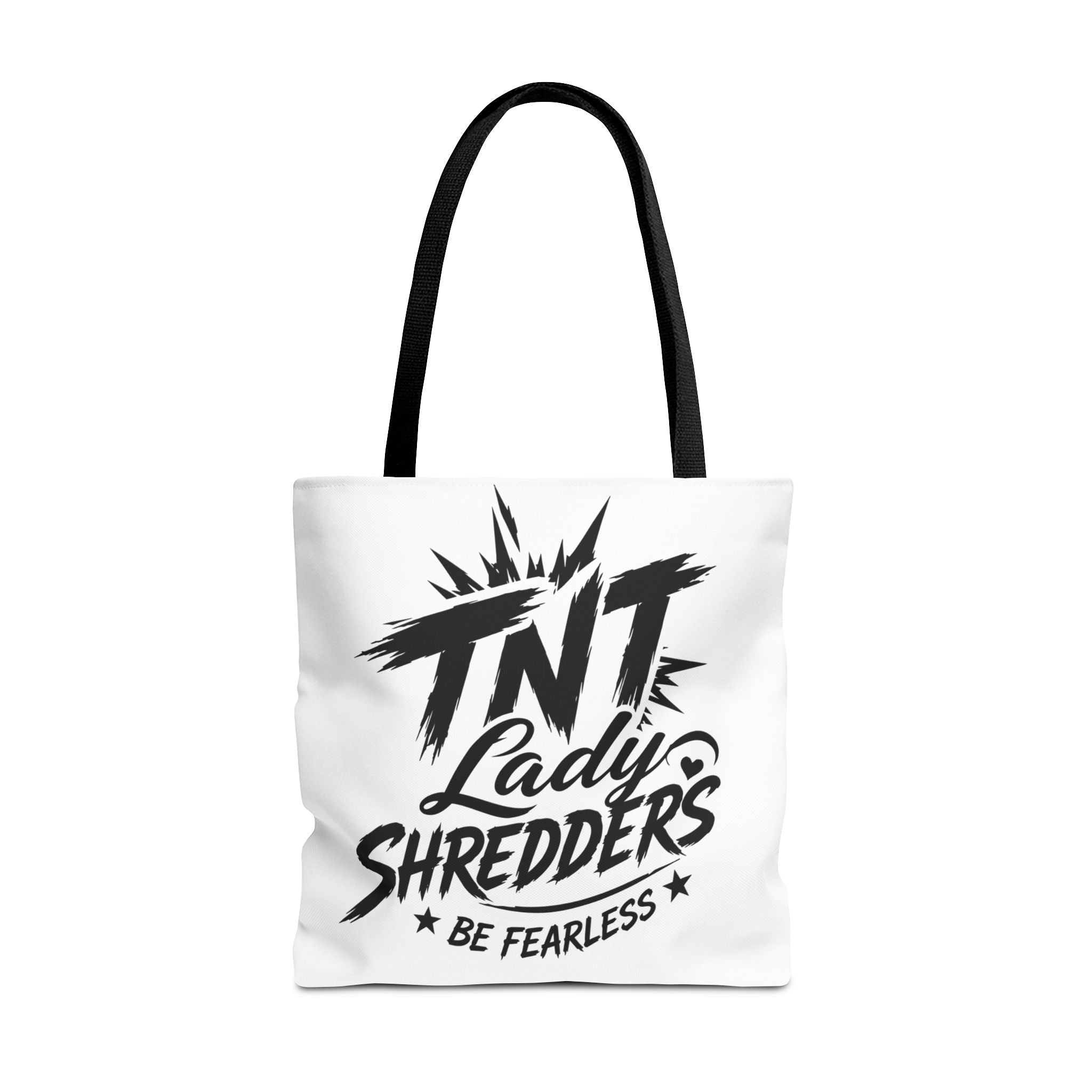 Adventure Tote — “Less Roads, More Stories” Lady Shredders Travel Tote