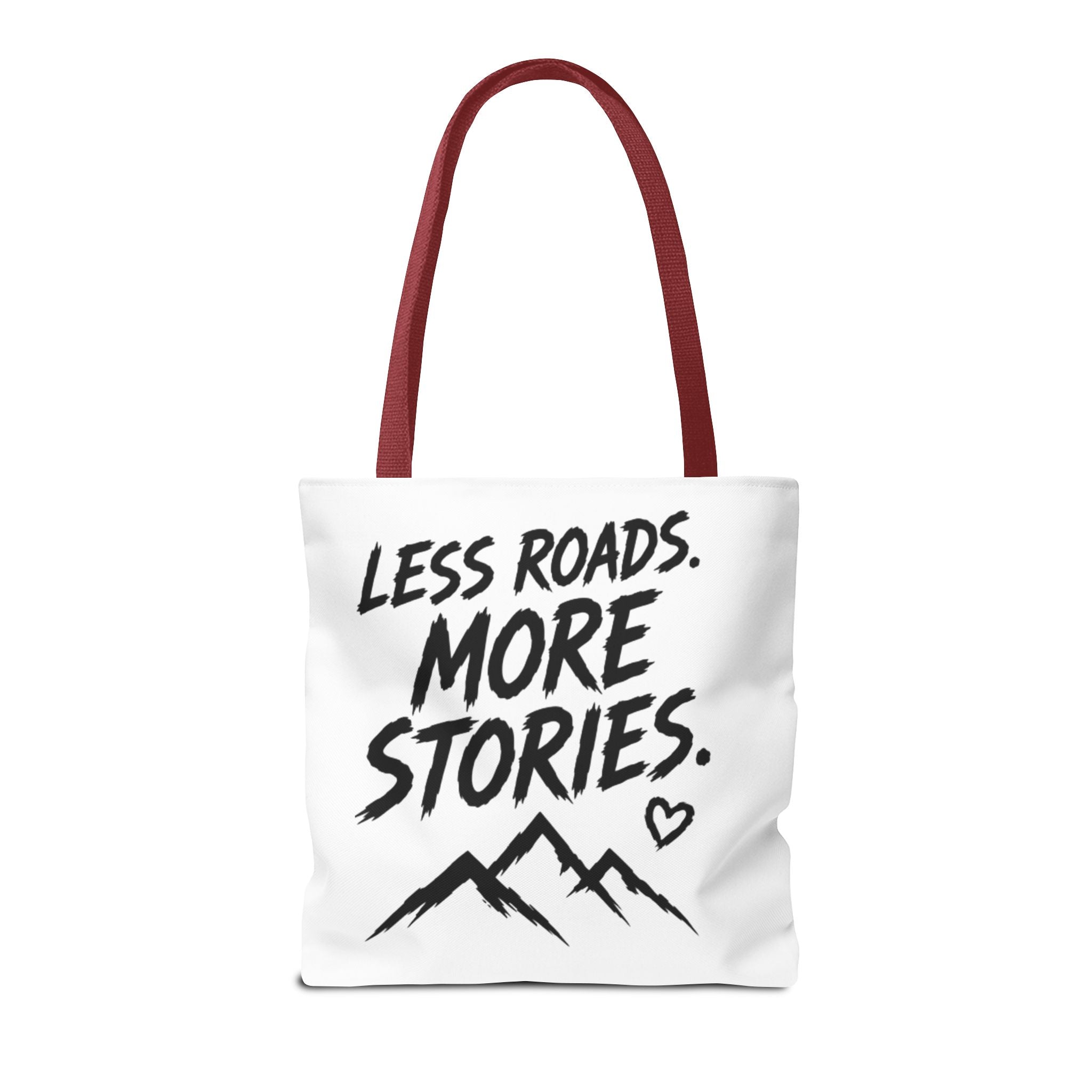 Adventure Tote — “Less Roads, More Stories” Lady Shredders Travel Tote