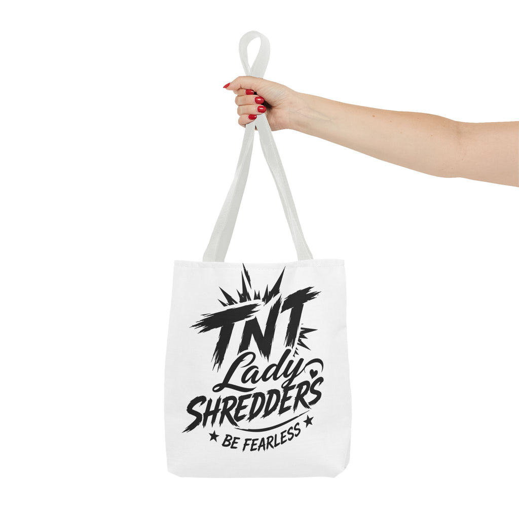 Adventure Tote — “Less Roads, More Stories” Lady Shredders Travel Tote