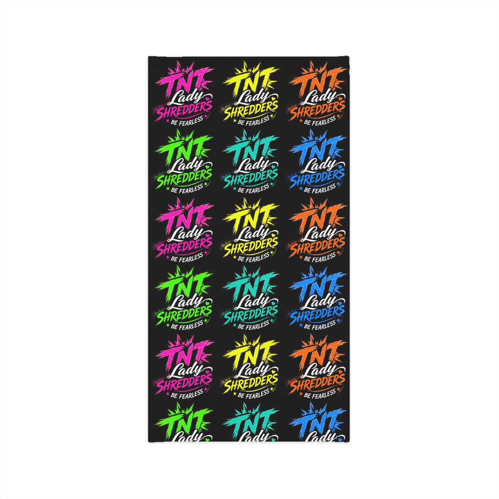Neck Gaiter — TNT Lady Shredders Neon Logo Allover